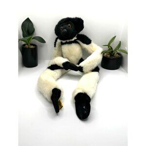 Wild Republic Black & White Lemur Plush Stuffed Animal Toy Monkey